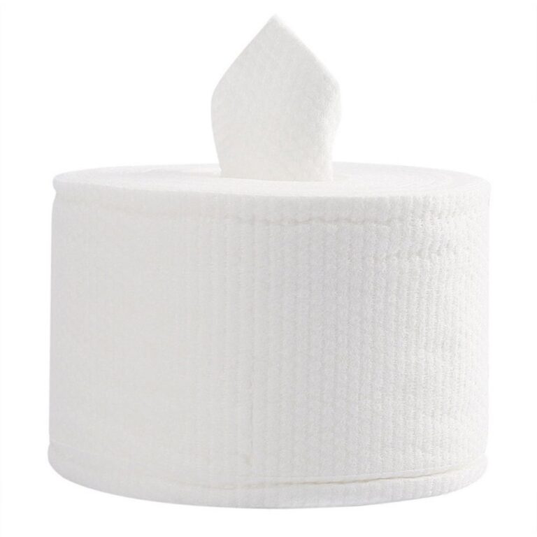 Cotton Pads Disposable Square Cotton Non-woven Facial Tissue Roll