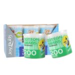 Paper Stick Cotton Swabs Colored plastic swab cotton