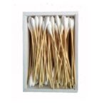 Wood & Bamboo Stick Cotton Swabs Cotton Swabs for Pet Oral Cleaning