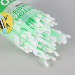 Paper Stick Cotton Swabs Colored plastic swab cotton