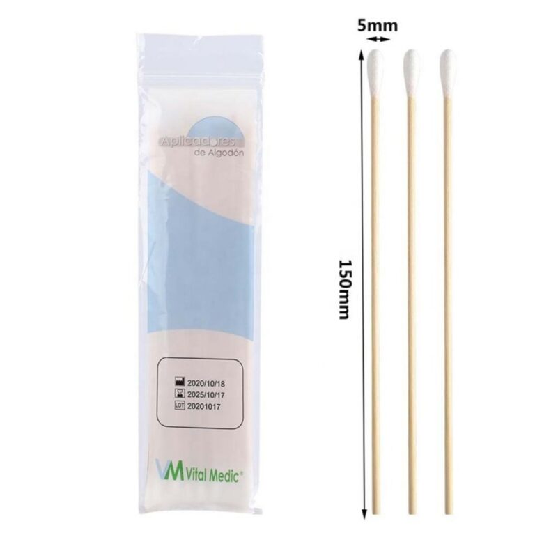 Paper Stick Cotton Swabs Long Medical Cotton Swabs